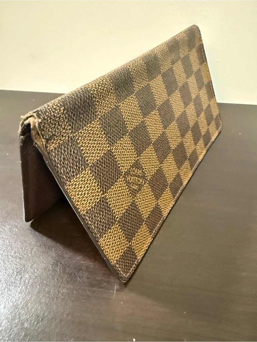 Louis Vuitton Brown Damier Ebene Long Wallet